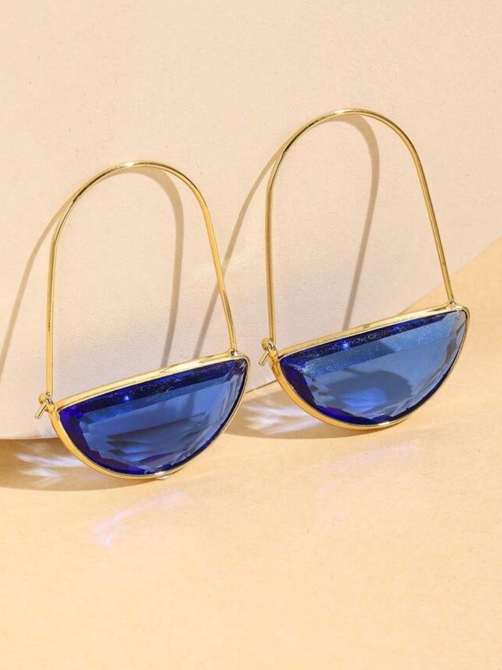💎 Gemstone Hoop Earrings 💎